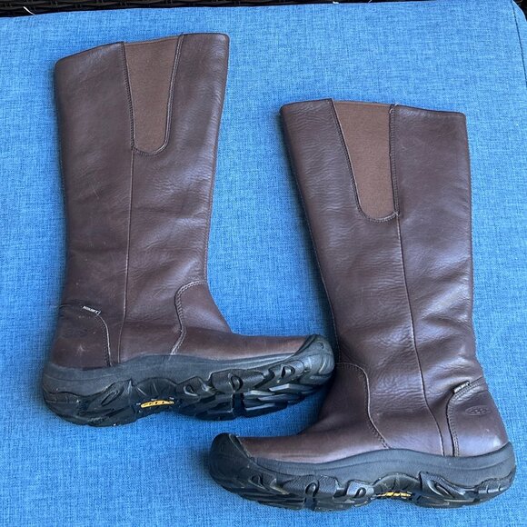 Keen Silverton Boots ~ 7 ~ Waterproof / Insulated ~ Java Brown Leather - Picture 8 of 10